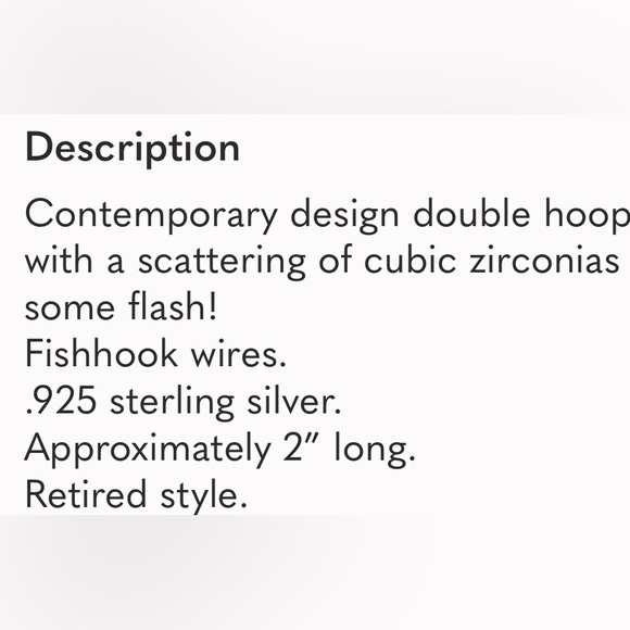 Silpada Silver Hoop Earrings - Picture 7 of 7